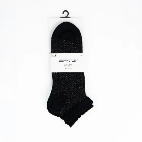 BATZ 2 pairs of Grace (black/black) socks