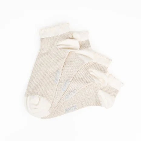 BATZ 2 pairs of Grace (ecru/ecru) socks