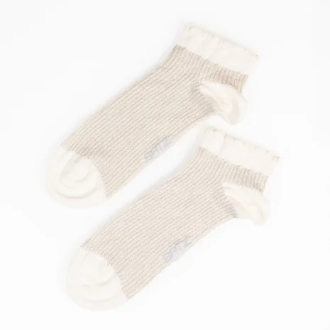 BATZ 2 pairs of Grace (ecru/ecru) socks