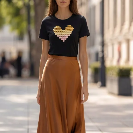 BATZ X VIKTORIAVARGA Sand LOVE t-shirt