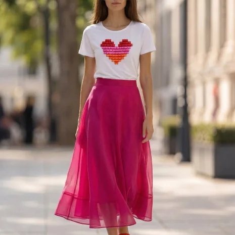 BATZ X VIKTORIAVARGA Sunset LOVE t-shirt