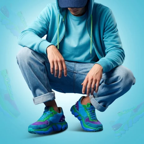 Batz X VIRAG KERENYI Chicago (Ocean) Men’s Sneakers