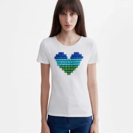 BATZ X VIKTORIAVARGA Peacock LOVE t-shirt