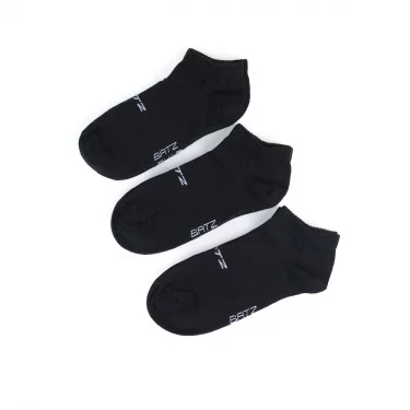 BATZ 3 páry One size (černá/černá/černá) kotníkové ponožky