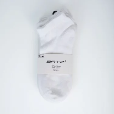 BATZ 3 páry One size (bílá/bílá/bílá) kotníkové ponožky