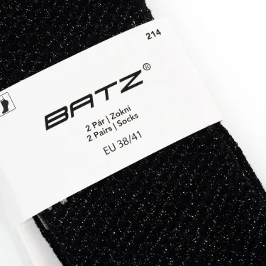 BATZ 2 pairs of Grace (black/black) socks