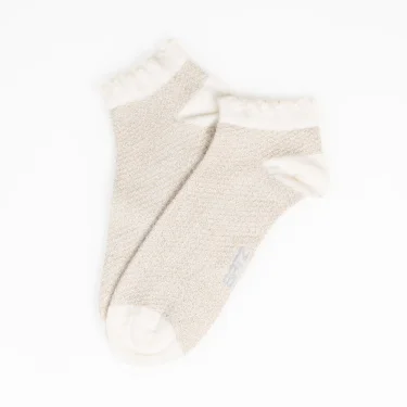 BATZ 2 pairs of Grace (ecru/ecru) socks