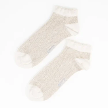 BATZ 2 pairs of Grace (ecru/ecru) socks