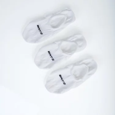 BATZ 3 páry Unisex (bílá/bílá/bílá) neviditelné ponožky
